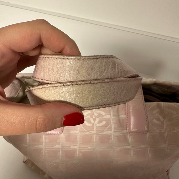 RARE!! Authentic Chanel Travel Ligne Tote with Matching Pouch Included!!! - Picture 16 of 16